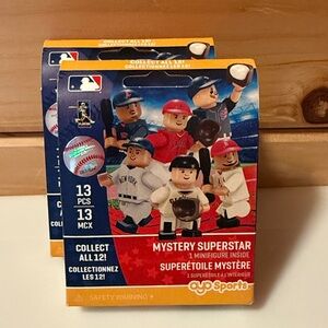 Oyo Sports Mini Figures MLB 13 PCS NIB Baseball Mystery Superstars Lot of 2
